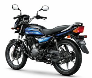 Hero Splendor Plus XTEC rear side design