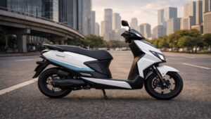 Bajaj Electric Scooter 2026 side view electric scooter India