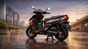 Honda Dio 125 X का पीछे से व्यू डिजाइन
