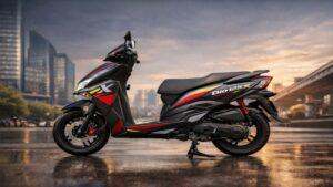 Honda Dio 125 X का साइड व्यू डिजाइन
