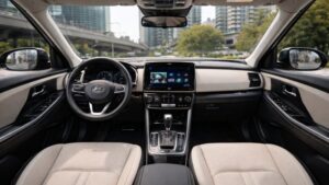 Hyundai Creta 2026 का इंटीरियर डैशबोर्ड और डिजिटल स्क्रीन