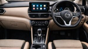 निसान ग्रैवाइट इंटीरियर डैशबोर्ड और केबिन डिजाइन