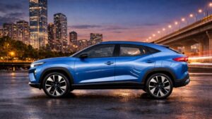 Tata Curvv EV side profile electric coupe SUV