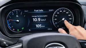 Tata Nexon Smart Petrol interior and dashboard