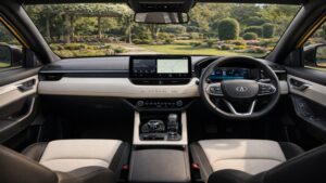 Tata Sierra EV interior design features