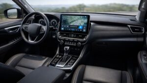 नई Toyota Fortuner का संभावित इंटीरियर और डिजिटल डैशबोर्ड