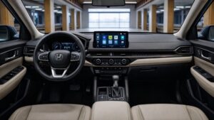 2026 Honda CR-V का प्रीमियम इंटीरियर और आधुनिक केबिन डिजाइन