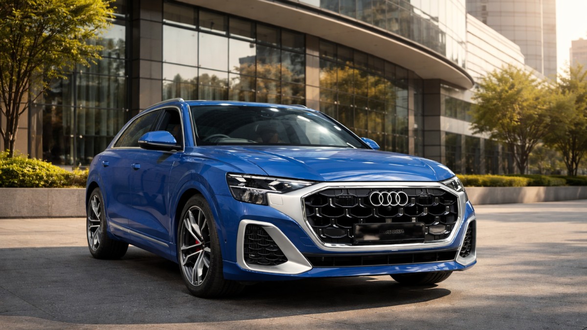 Audi SQ8 2026 भारत में लॉन्च फ्रंट व्यू लग्ज़री SUV