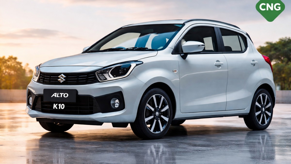 Maruti Alto K10 CNG Mileage कार का फ्रंट व्यू