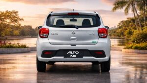 Maruti Suzuki Alto K10 CNG कार का पीछे का डिजाइन