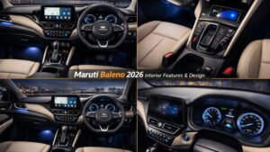 Baleno 2026 केबिन कम्फर्ट और एम्बिएंट लाइटिंग डिजाइन