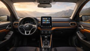 नई Duster 2026 का इंटीरियर केबिन लुक