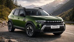 रेनो डस्टर 2026 क्वार्टर व्यू डिजाइन एसयूवी लुक भारत