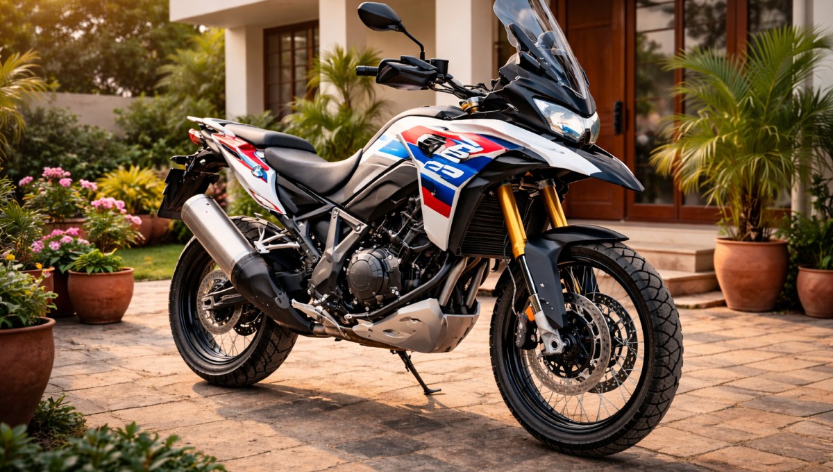 BMW F 450 GS India launch date 2026 एडवेंचर बाइक का फ्रंट व्यू