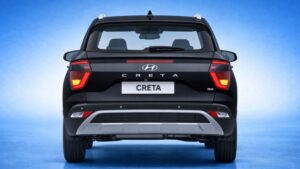 Hyundai Creta का रियर व्यू और दिल्ली में कीमत