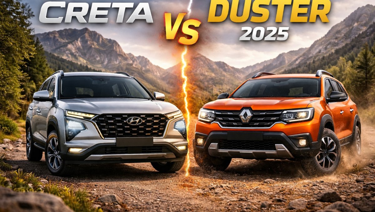 Hyundai Creta vs New Renault Duster SUV comparison