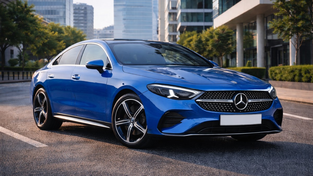 Mercedes CLA EV Launch Date India 2026, प्रीमियम इलेक्ट्रिक कार का फ्रंट डिजाइन और फीचर्स