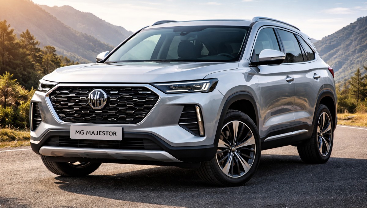 MG Majestor SUV launch date India 20 अप्रैल भारत लॉन्च फ्रंट डिजाइन