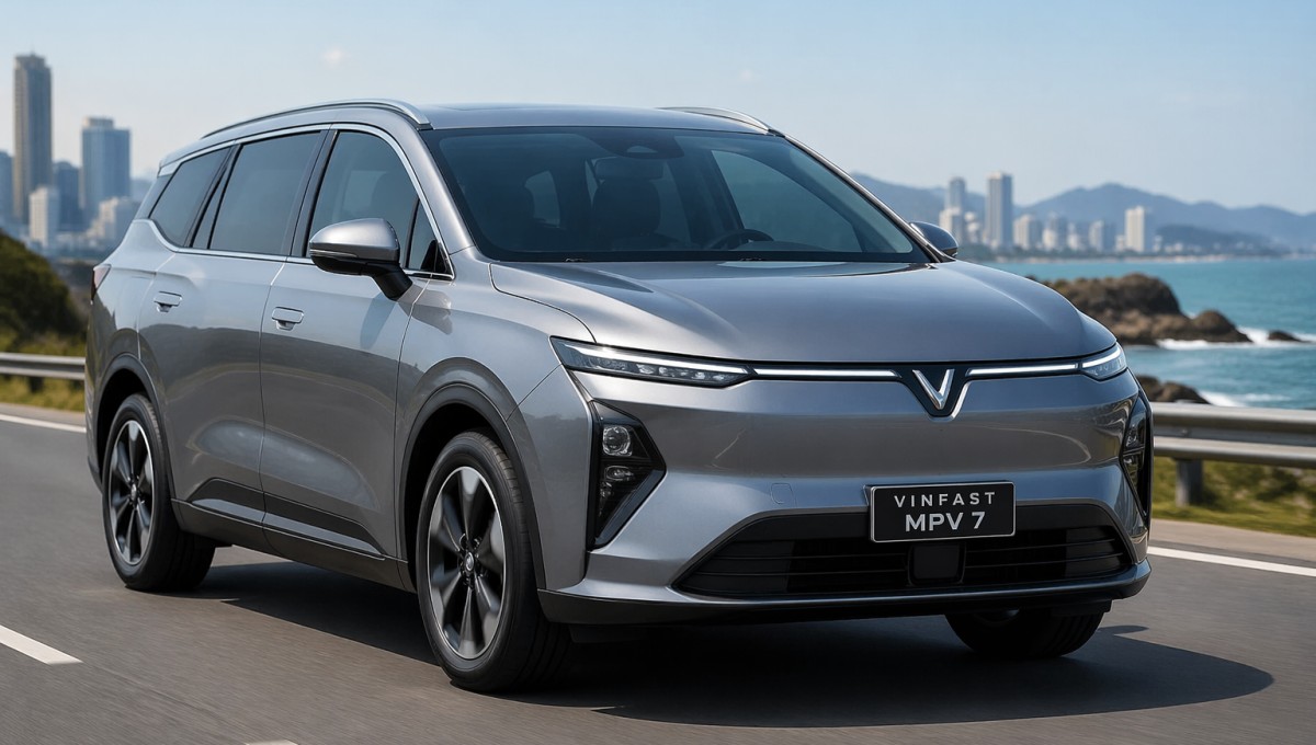 VinFast MPV 7 Review in Hindi फ्रंट डिजाइन और 7 सीटर इलेक्ट्रिक कार का लुक