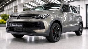 Volkswagen Taigun Facelift 2026 का फ्रंट डिजाइन लॉन्च अपडेट