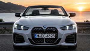 BMW M440i फ्रंट ग्रिल एलईडी हेडलाइट्स स्पोर्टी लग्ज़री डिजाइन