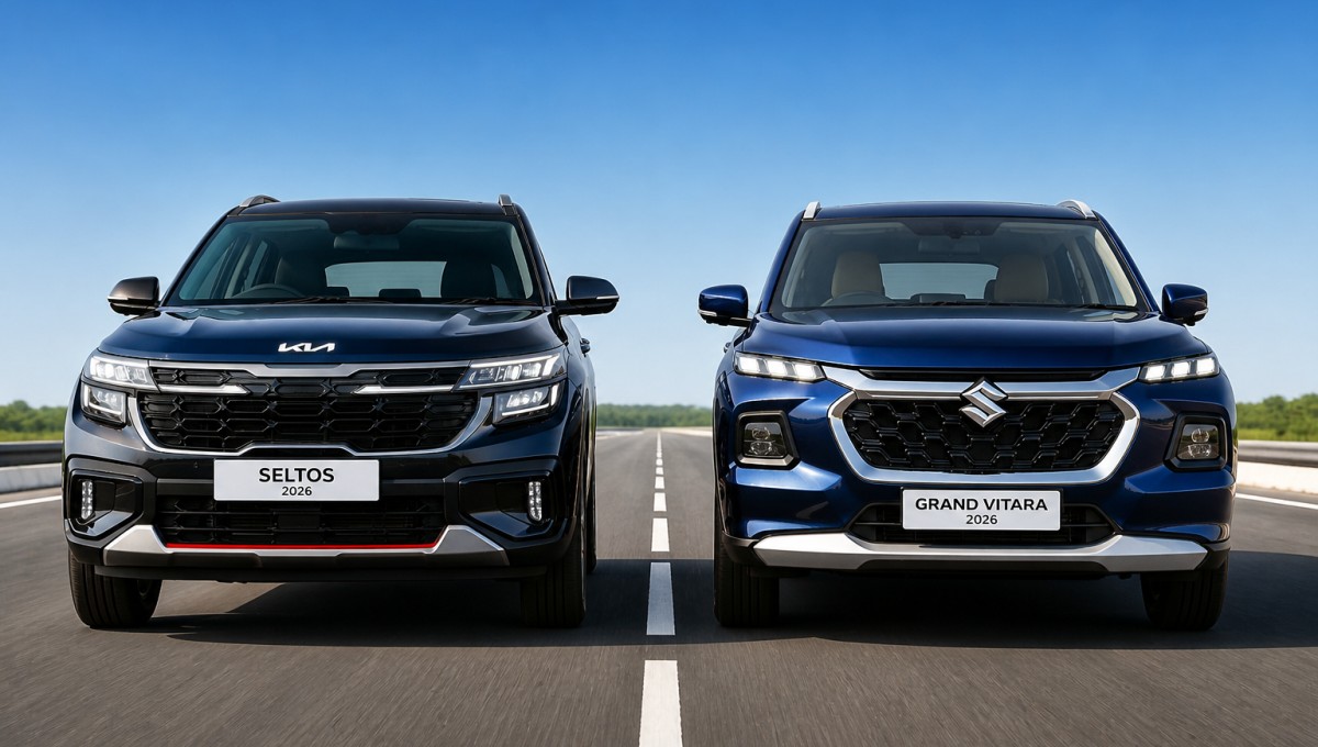 Kia Seltos vs Grand Vitara 2026 कौन सी SUV बेहतर है