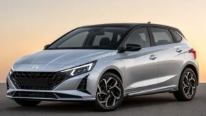 नई Hyundai i20 2026 का फ्रंट व्यू