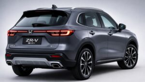 Honda ZR-V 2026 Hybrid SUV India launch rear view with and premium design
