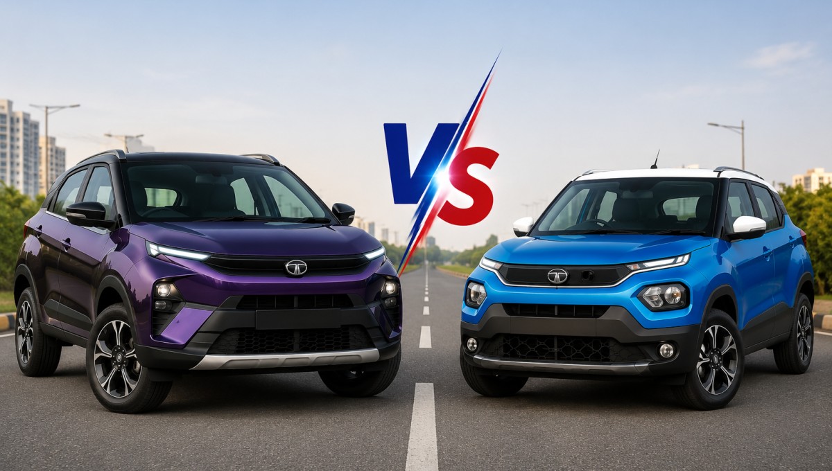 Tata Nexon vs Tata Punch 2026 तुलना – बजट, फीचर्स, माइलेज और फैमिली के लिए सबसे बेहतर
