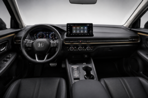 Honda ZR-V प्रीमियम डैशबोर्ड डिजाइन के साथ डिजिटल इंस्ट्रूमेंट क्लस्टर और टचस्क्रीन इंफोटेनमेंट सिस्टम